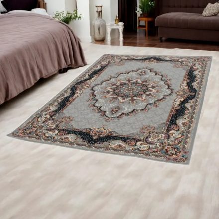 Perzijska preproga siva TABRIZ 140x200 kakovostna akrilna preproga