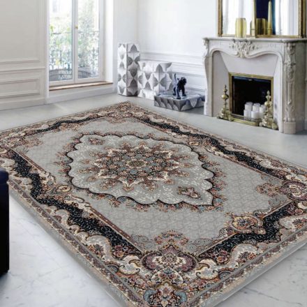 Perzijska preproga siva TABRIZ 200x300 kakovostne luksuzne preproge za dnevno sobo