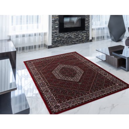 Perzijska preproga BIDJAR bordo 140x200 visoko kakovostna akrilna preproga
