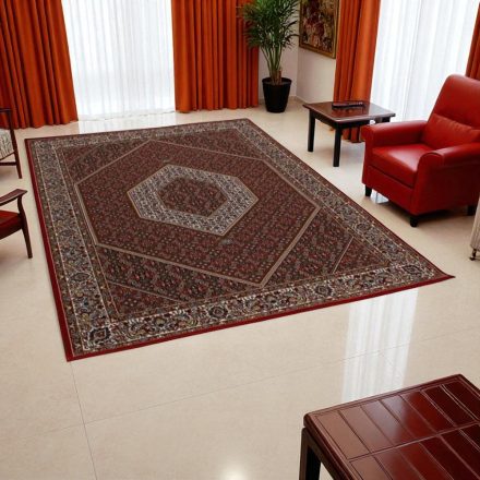 Luksuzna akrilna preproga z vzorcem Bidjar - bordo 160x230