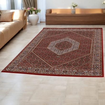 BIDJAR preproga bordo 200x300 cm – akrilna perzijska preproga za dnevno sobo