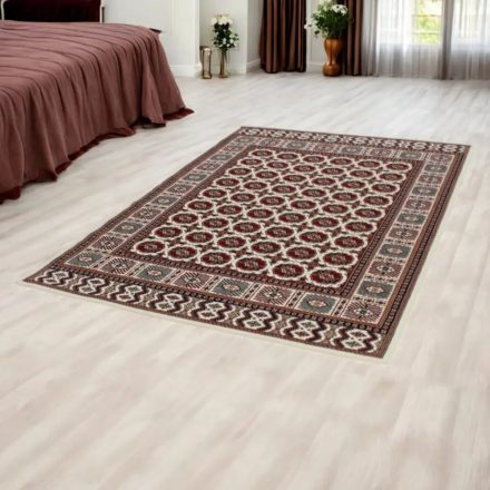 Perzijska preproga BUKHARA bež 140x200 visoko kakovostna akrilna preproga