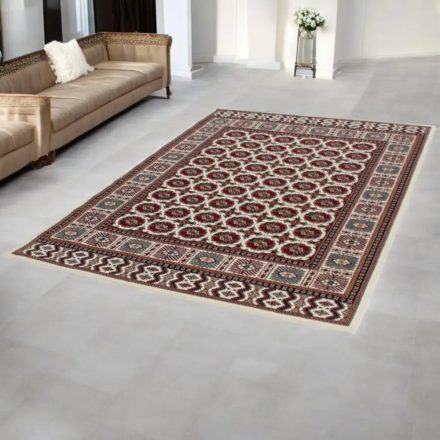 Perzijska preproga BUKHARA bež 200x300 akrilna preproga za dnevno sobo