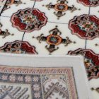 Perzijska preproga Bukhara bež 60x90 klasična preproga