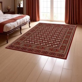   Perzijska preproga bordo BOKHARA 140x200 elegantna preproga iz akrila