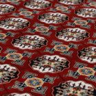 Perzijska preproga BUKHARA rdeča 160x230 elegantna preproga za dnevno sobo iz akrila