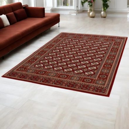 Perzijska preproga BUKHARA rdeča 200x300 elegantna preproga za dnevno sobo iz akrila