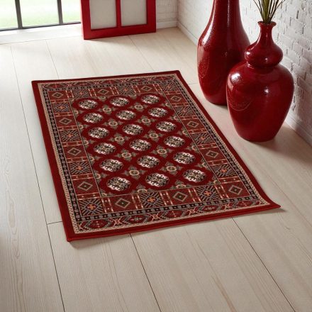 Bukhara preproga 60x90 cm – rdeča perzijska akrilna preproga klasičnega sloga