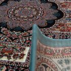 Perzijska preproga Tabriz 140x200 cm – turkizna akrilna preproga v perzijskem slogu