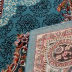 Perzijska preproga Tabriz 140x200 cm – turkizna akrilna preproga v perzijskem slogu