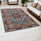 Luksuzna akrilna preproga z vzorcem Tabriz - turkizna 160x230