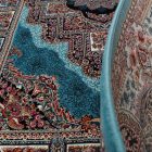 Perzijska preproga turkizna Tabriz 80x120 klasična preproga