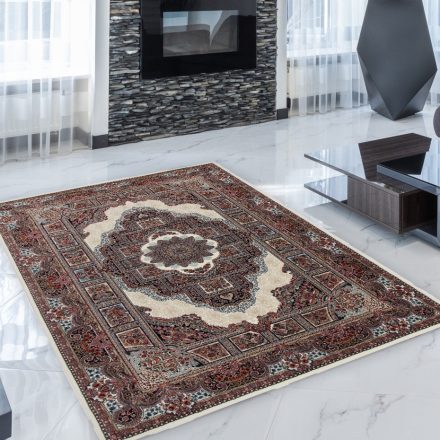 Perzijska preproga bež TABRIZ 140x200 luksuzna akrilna preproga 