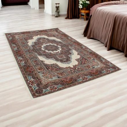 Perzijska preproga bež TABRIZ 140x200 luksuzna akrilna preproga 