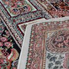 Luksuzna akrilna preproga z vzorcem Tabriz - bež 80x120