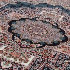 Luksuzna akrilna preproga z vzorcem Tabriz - temno modra 140x200