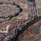 Luksuzna akrilna preproga z vzorcem Tabriz - temno modra 140x200