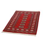 Pakistanska preproga bordo Bukhara 79x121 Ročno vozlana orientalska preproga