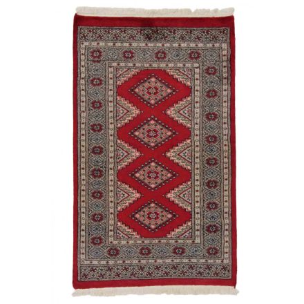 Pakistanska preproga bordo Jaldar 76x125 Ročno vozlana orientalska preproga