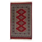 Pakistanska preproga bordo Jaldar 76x125 Ročno vozlana orientalska preproga