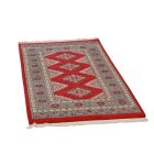 Pakistanska preproga bordo Jaldar 76x125 Ročno vozlana orientalska preproga