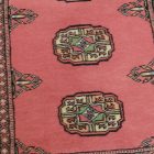 Tekač preproga roza Bukhara 74x247 ročno vozlana preproga za hodnik