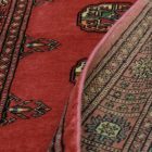 Tekač preproga roza Bukhara 74x247 ročno vozlana preproga za hodnik