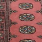 Tekač preproga roza Bukhara 76x233 ročno vozlana preproga za hodnik