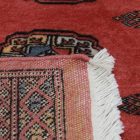 Tekač preproga roza Bukhara 76x233 ročno vozlana preproga za hodnik