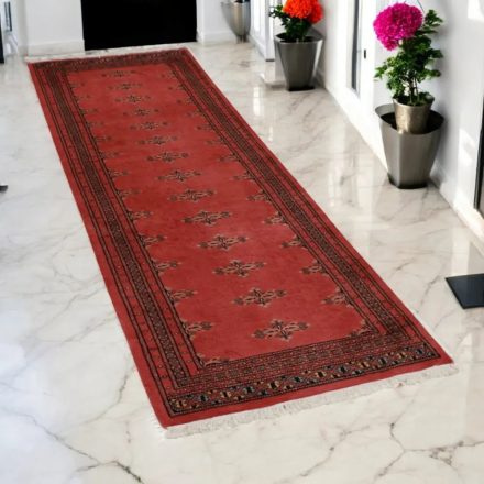 Tekači preproga roza Butterfly 75x228 ročno vozlana preproga za hodnik