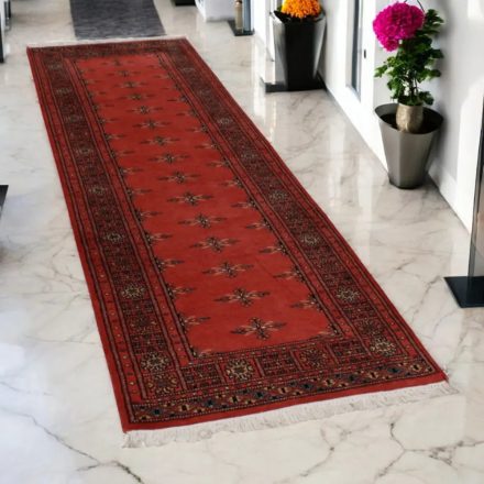 Tekači preproga Butterfly 77x236 cm – ročno vozlana roza preproga z metuljevim motivom