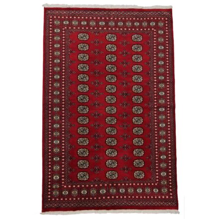 Preproga Pakistan bordo bokhara 168x251 ročno vozlana orientalska preproga
