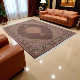 Perzijska preproga Tabriz 200x292 ročno vozlana iranska preproga za dnevno sobo