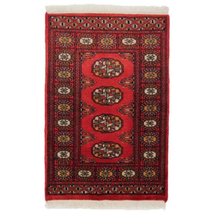 Pakistanska preproga bordo Bukhara 91x61 Ročno vozlana orientalska preproga