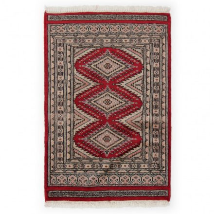 Pakistanska preproga bordo Jaldar 93x62 Ročno vozlana orientalska preproga