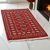 Pakistanska preproga bordo Bukhara 76x128 Ročno vozlana orientalska preproga