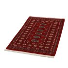 Pakistanska preproga bordo Bukhara 76x128 Ročno vozlana orientalska preproga