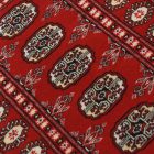 Pakistanska preproga bordo Bukhara 76x128 Ročno vozlana orientalska preproga