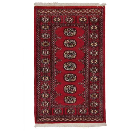 Pakistanska preproga bordo Bukhara 79x129 Ročno vozlana orientalska preproga
