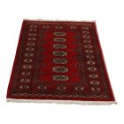 Pakistanska preproga bordo Bukhara 79x129 Ročno vozlana orientalska preproga