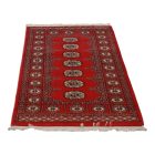 Pakistanska preproga bordo Bukhara 79x129 Ročno vozlana orientalska preproga