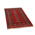 Pakistanska preproga bordo Bukhara 79x129 Ročno vozlana orientalska preproga