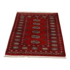 Pakistanska preproga bordo Bukhara 78x121 Ročno vozlana orientalska preproga