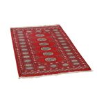 Pakistanska preproga bordo Bukhara 78x121 Ročno vozlana orientalska preproga
