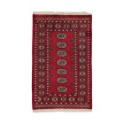 Pakistanska preproga bordo Bukhara 79x123 Ročno vozlana orientalska preproga