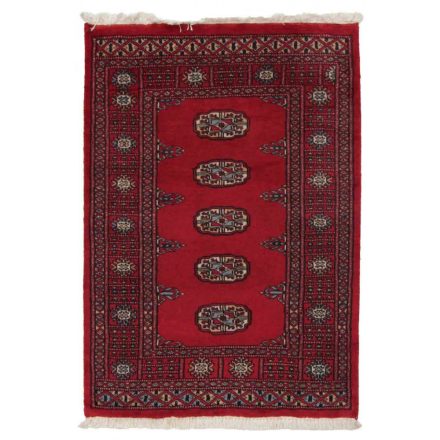 Pakistanska preproga bordo Bukhara 79x112 Ročno vozlana orientalska preproga