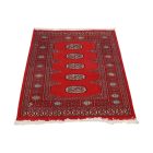 Pakistanska preproga bordo Bukhara 79x112 Ročno vozlana orientalska preproga