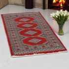 Pakistanska preproga bordo Jaldar 71x118 Ročno vozlana orientalska preproga