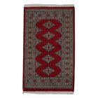 Pakistanska preproga bordo Jaldar 79x127 Ročno vozlana orientalska preproga