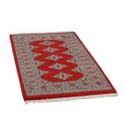 Pakistanska preproga bordo Jaldar 79x127 Ročno vozlana orientalska preproga